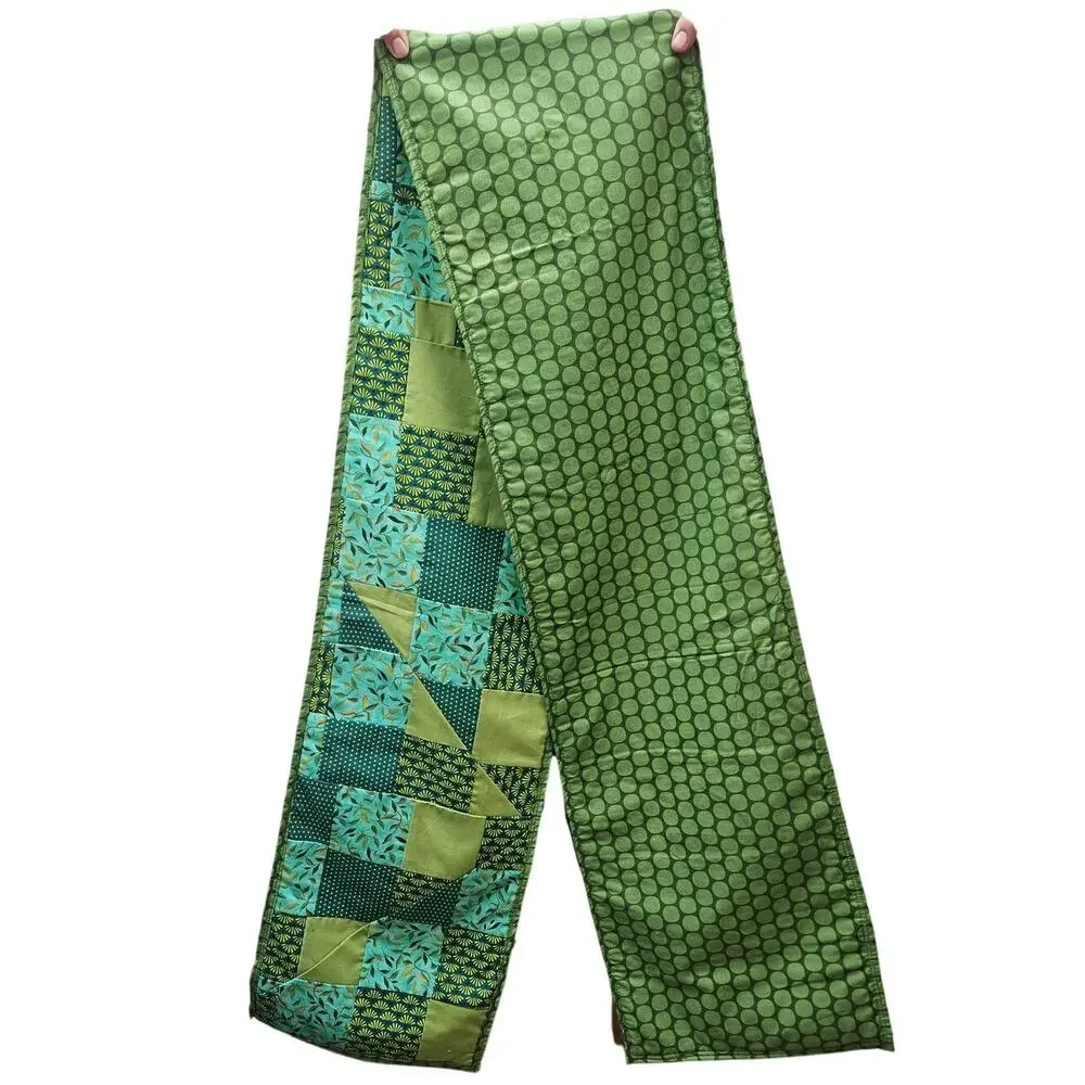 Just made Handmade Extra Long Green Table Runner 88